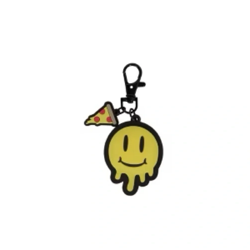 Ink & Barrel Backpack Charm - Melting Smile Rubber Dangle: Silicone Dangle Clip